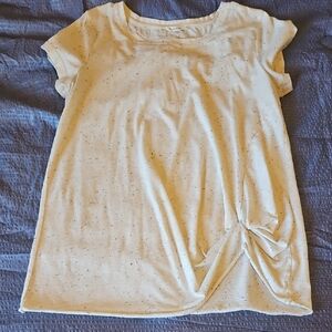 Hem & Thread Cream Short Sleeve Tee